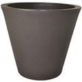 Tusco Tusco TUSCTR26BES 26 in. Cosmopolitan Tall Round Planter; Espresso TUSCTR26BES